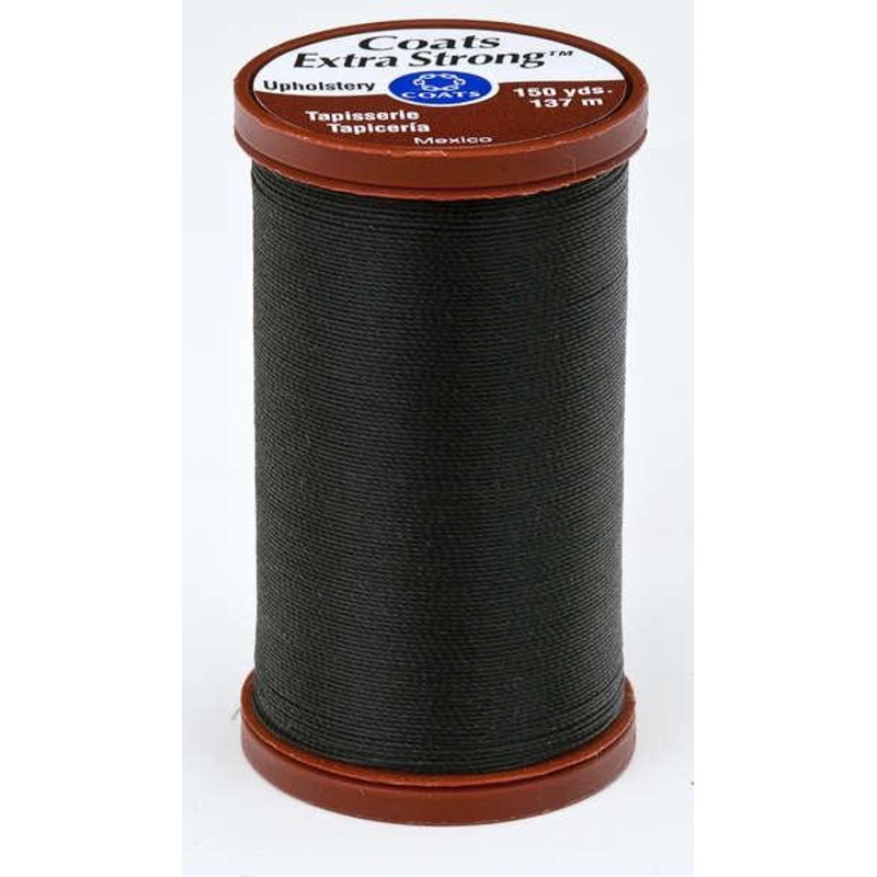Coats Extra Strong & Uphol. Thread 150 yds Black – S9640900