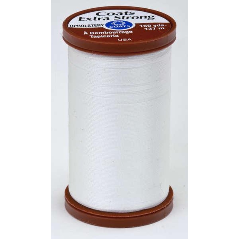 Coats Extra Strong & Uphol. Thread 150 yds White – S9640100