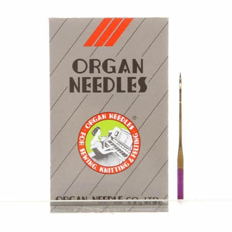Organ Titanium Quilting Machine Needle Size 11/75 – HLX5PD11