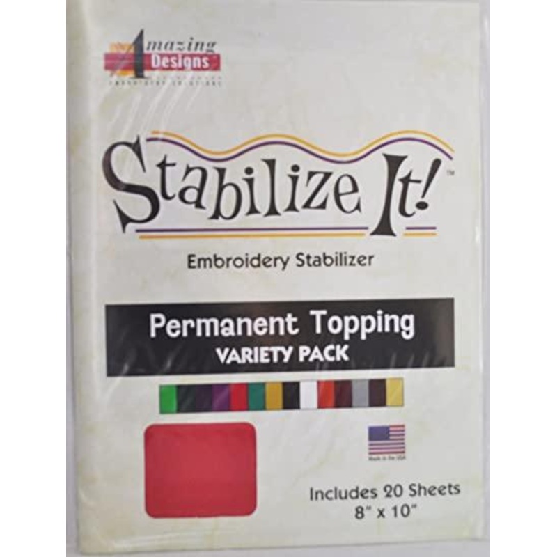 Permanent Topping Variety Pack, 20 Sheets