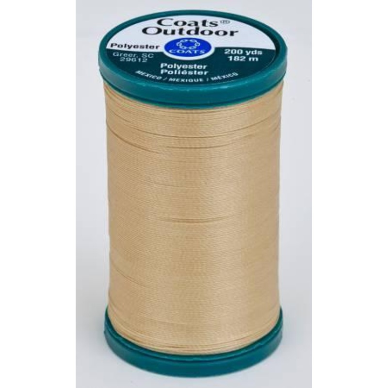 Coats Outdoor Poly 200yds Buff S9718050
