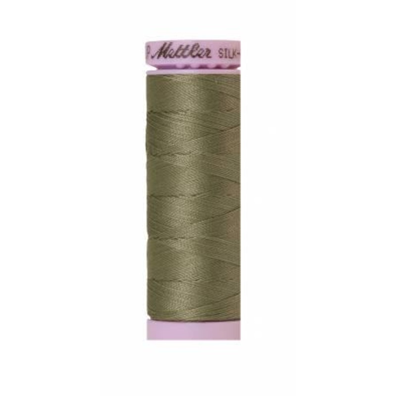 Silk-Finish Sage 50wt 150M Solid Cotton Thread