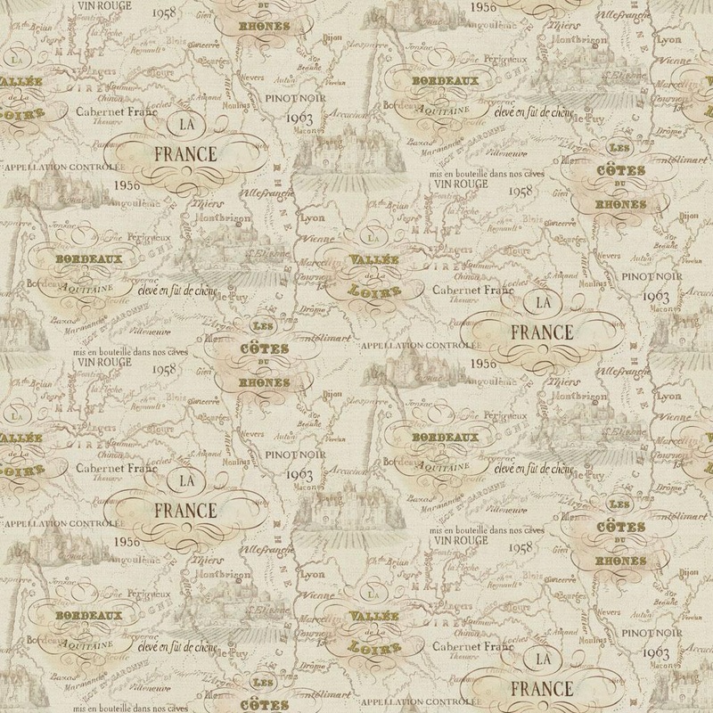 Wine Tasting-Map Butter Y4576-59