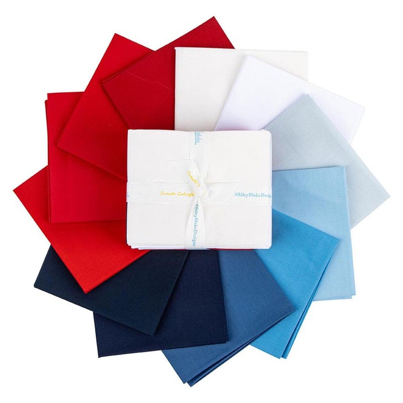 Confetti Cotton Patriotic Fat Quarter Bundle FQ-PAT-120-12