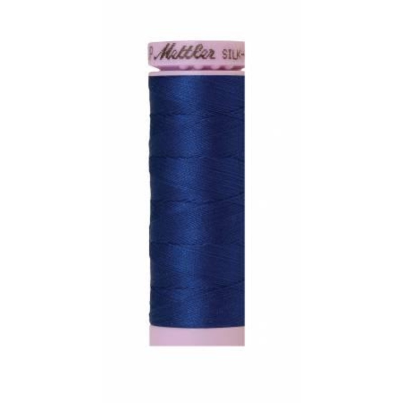 Silk-Finish Imperial Blue 50wt 150M Solid Cotton Thread
