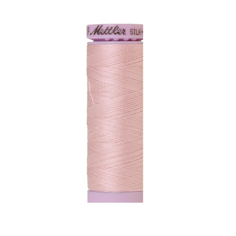 Silk-Finish Parfait Pink 50wt 150M Solid Cotton Thread