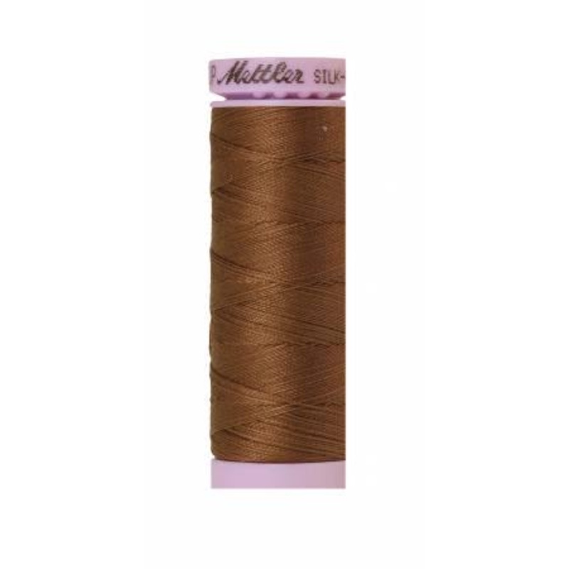 Silk-Finish Pecan 50wt 150M Solid Cotton Thread