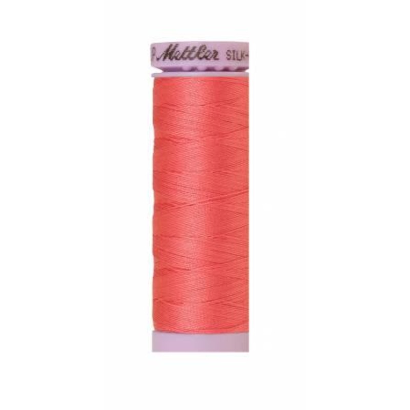 Silk-Finish Persimmon 50wt 150M Solid Cotton Thread