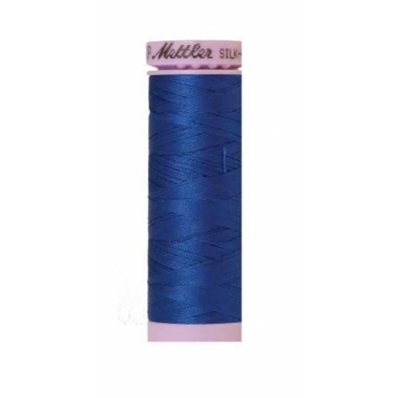 Silk-Finish Royal Blue 50wt 150M Solid Cotton Thread