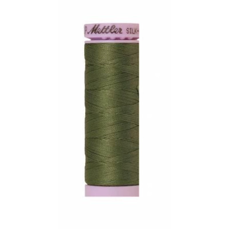 Silk-Finish Seagrass 50wt 150M Solid Cotton Thread