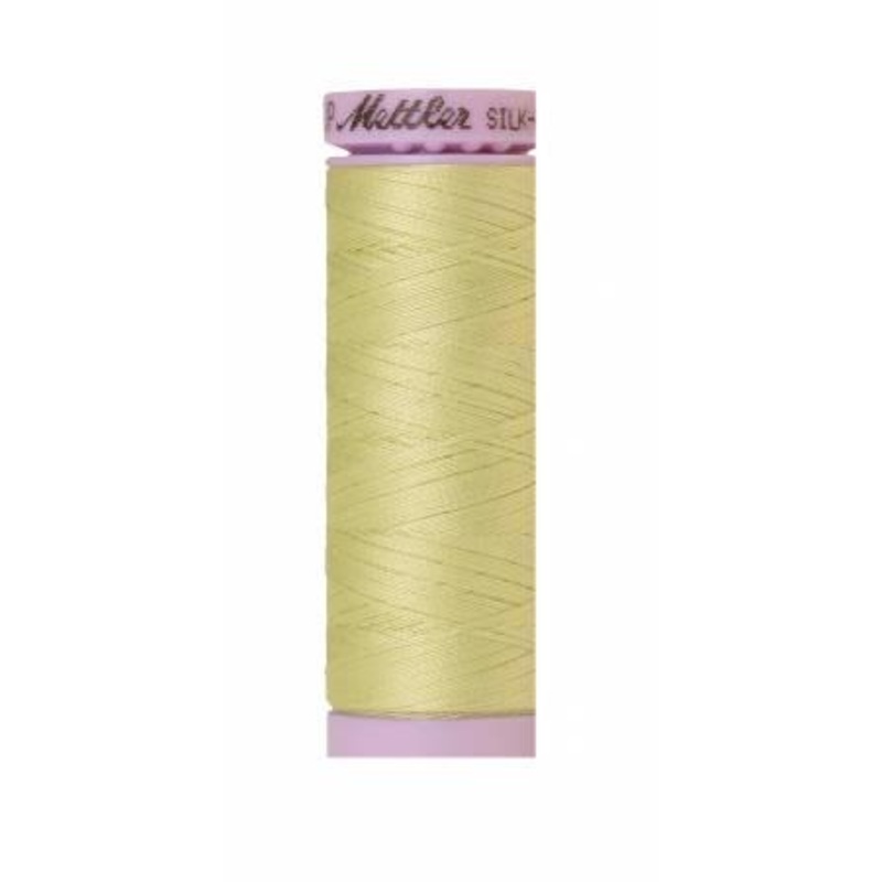 Silk-Finish Spring Green 50wt 150M Solid Cotton Thread