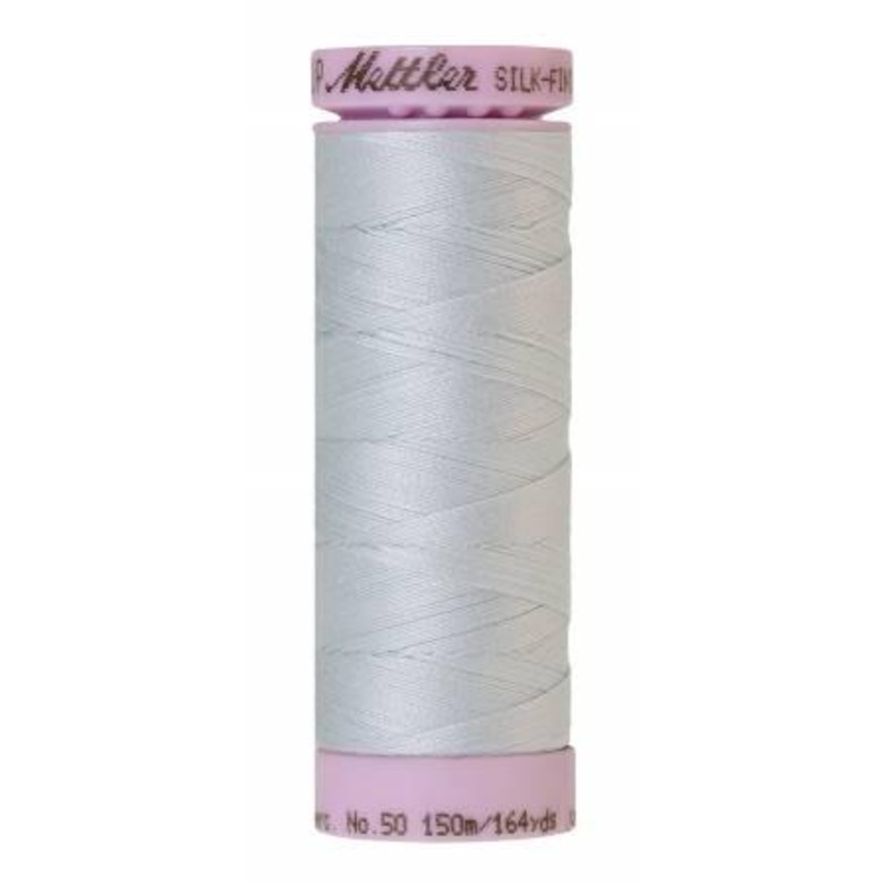 Silk-Finish Starlight Blue 50wt 150M Solid Cotton Thread