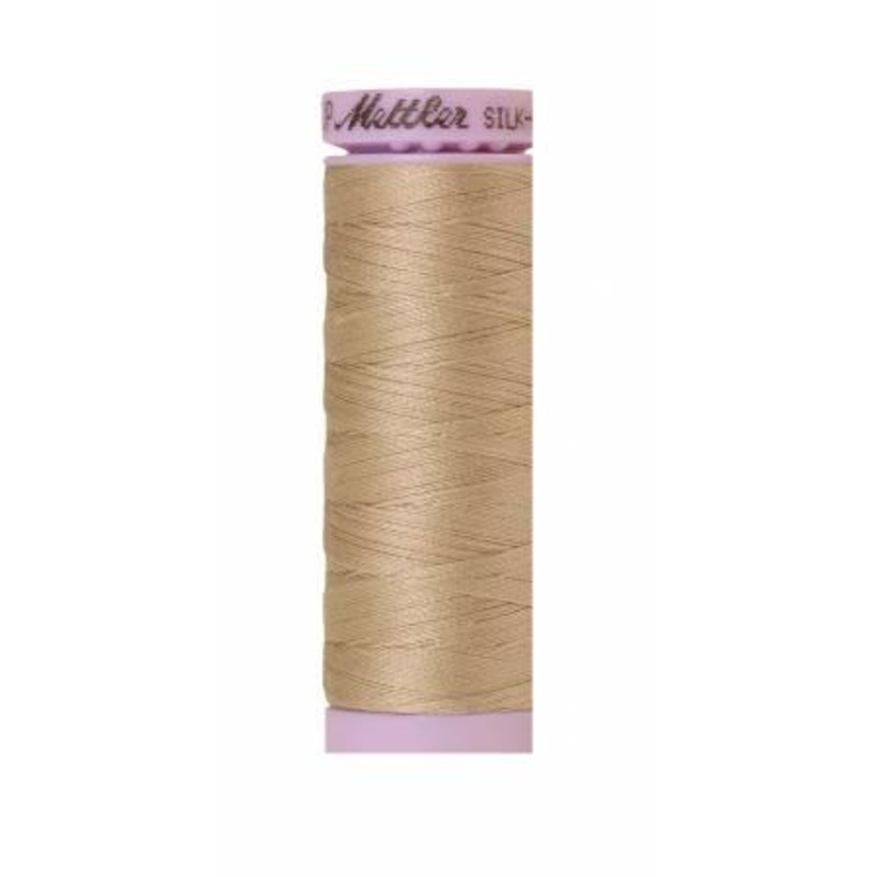 Silk-Finish Straw 50wt 150M Solid Cotton Thread