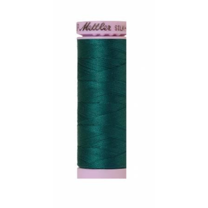 Silk-Finish Tidepool 50wt 150M Solid Cotton Thread