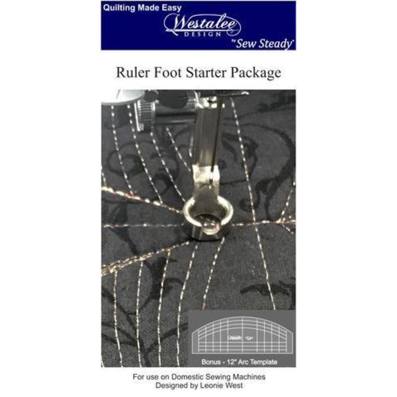 Ruler Foot+12″ Arc TemplateMed Shank WF-PKGNEW-MS