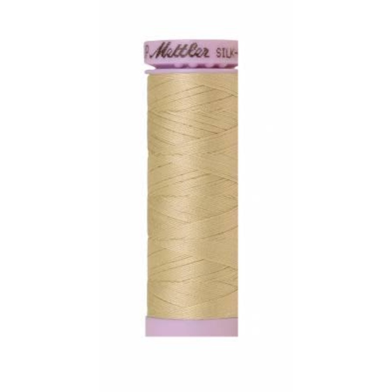 Silk-Finish Ivory 50wt 150M Solid Cotton Thread