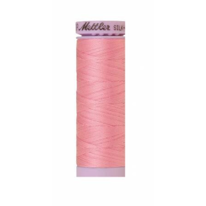 Silk-Finish Petal Pink 50wt 150M Solid Cotton Thread