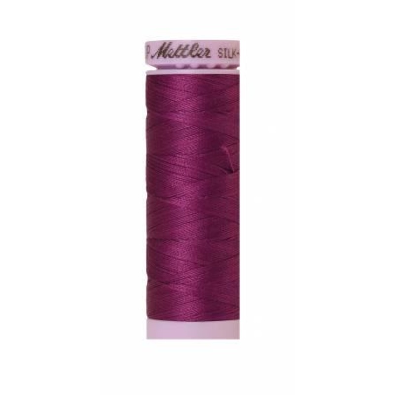 Silk-Finish Purple Passion 50wt 150M Solid Cotton Thread