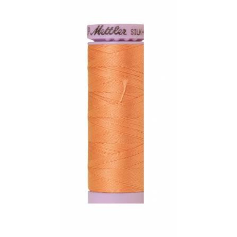 Silk-Finish Shell Coral 50wt 150M Solid Cotton Thread