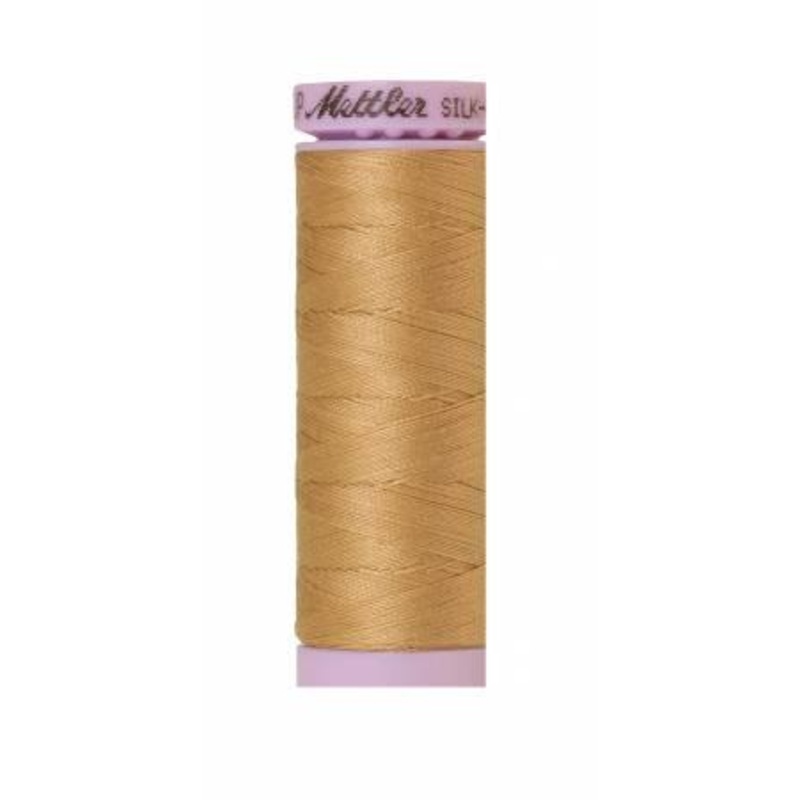 Silk-Finish Toast 50wt 150M Solid Cotton Thread