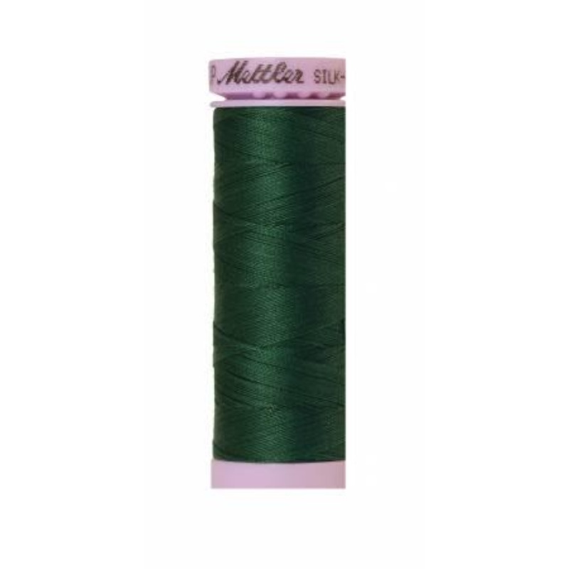 Silk-Finish Verdant Green 50wt 150M Solid Cotton Thread