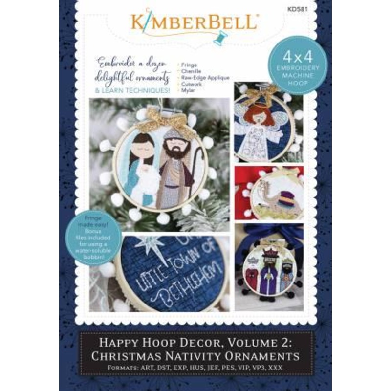 Happy Hoop Decor Vol. 2: Christmas Nativity Ornaments KD581