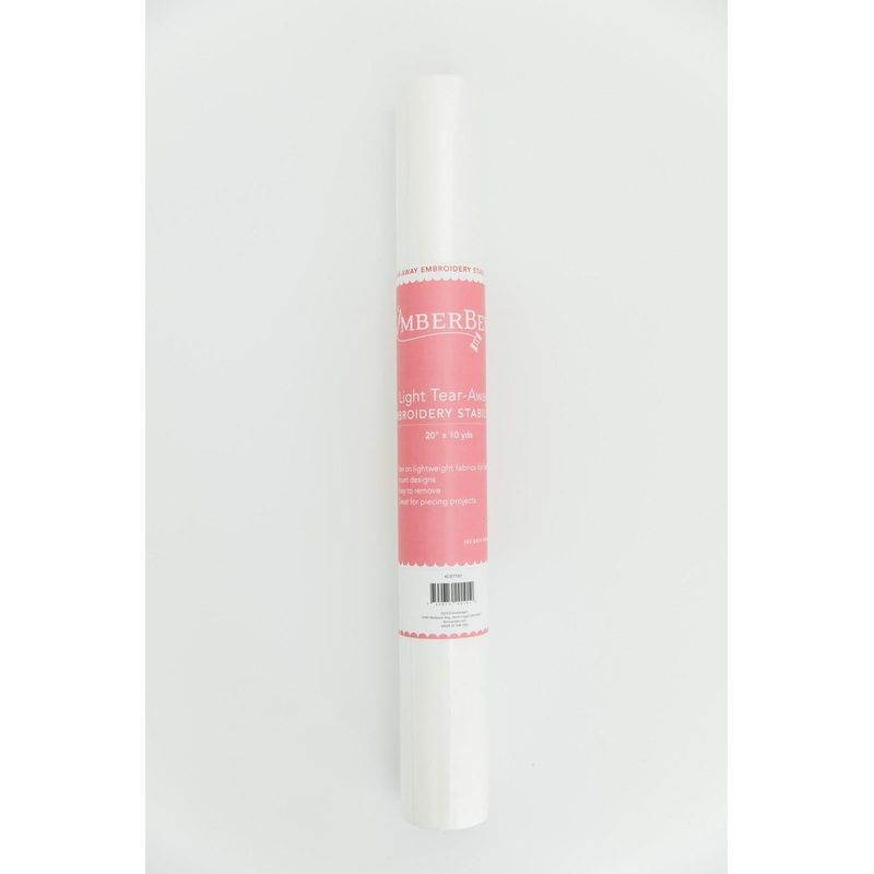 Kimberbell Embroidery Stabilizer-Light Tear-Away 20″x10yds KDST101