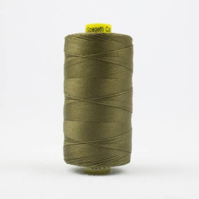 Spagetti Solid 12wt Cotton 400m-Army Green SP4-22