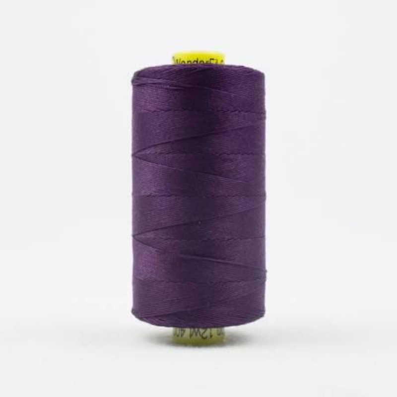 Spagetti Solid 12wt Cotton 400m-Eggplant SP4-15