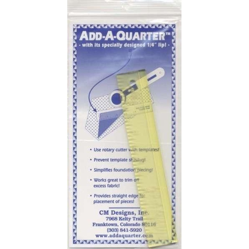 Add A-Quarter Ruler 1in x 6in – CM6