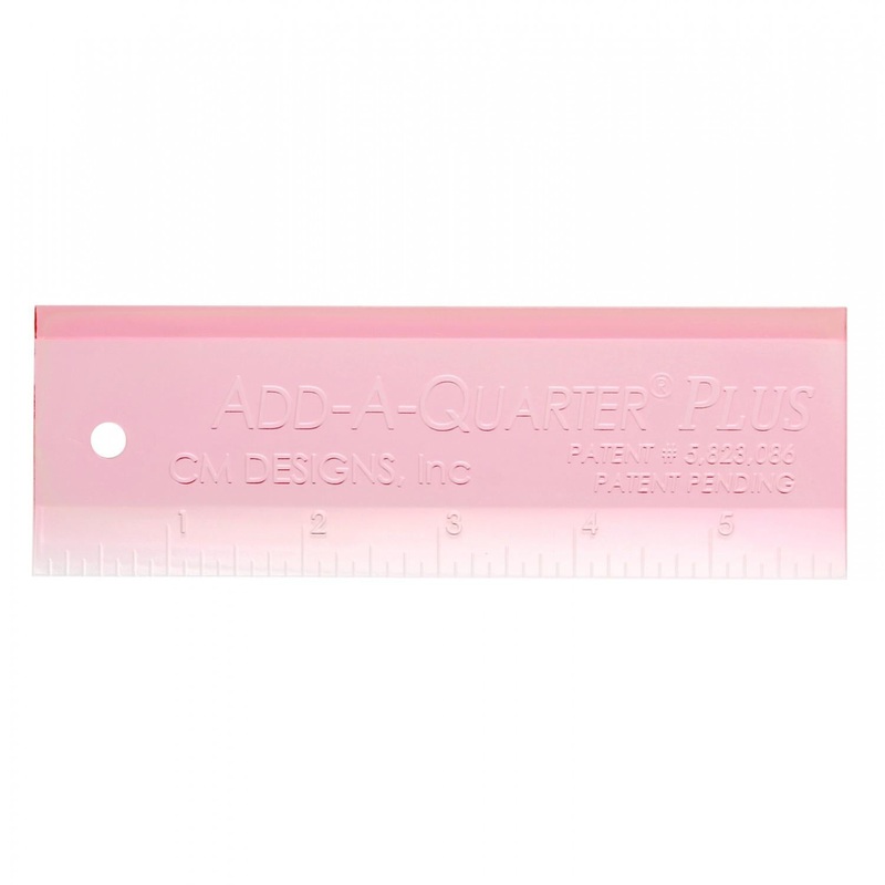 Add A Quarter Ruler 6″ Plus Pink CM06PLUSPK