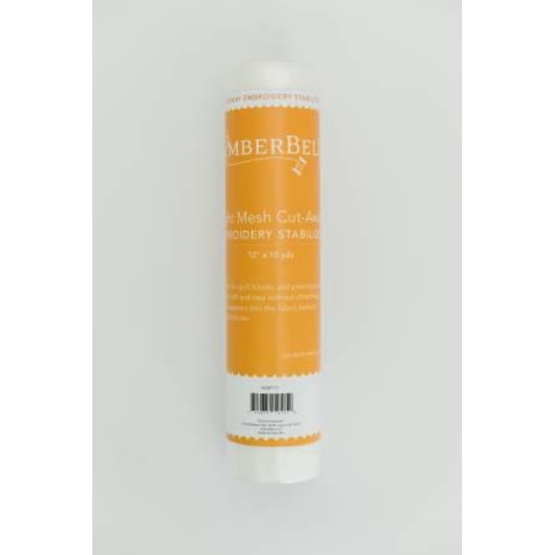 Kimberbell Embroidery Stabilizer-Light Mesh Cut-Away 12″x10yds KDST111