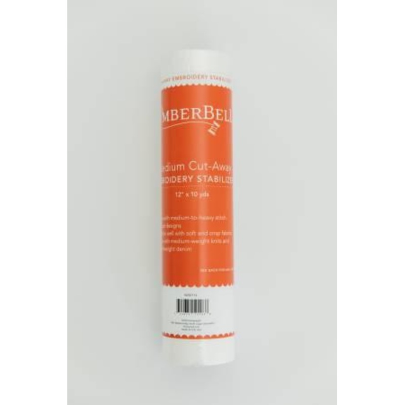 Kimberbell Embroidery Stabilizer-Medium Cut-Away 12″x10yds KDST114