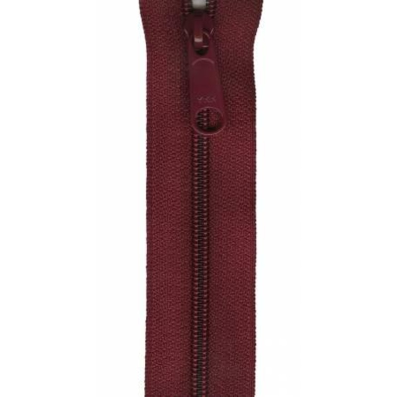 Ziplon Closed Bottom Zipper 9″ – Burgundy – 04-09527
