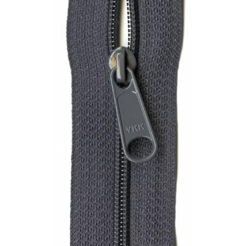 Ziplon Closed Bottom Zipper 9″ – Charcoal Gray – 04-09301