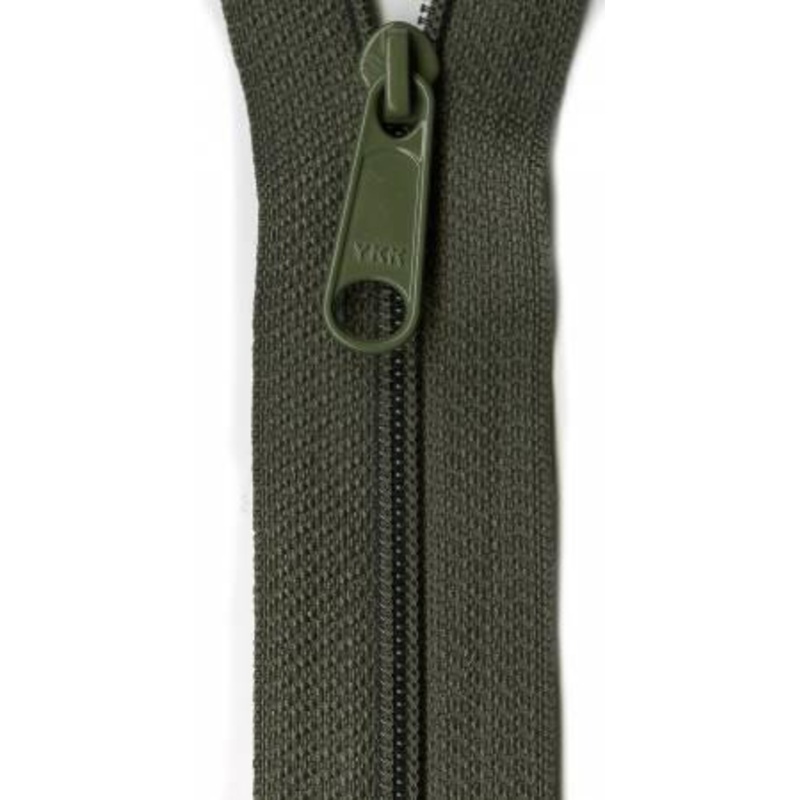 Ziplon Closed Bottom Zipper 9″ – Olive – 04-09566
