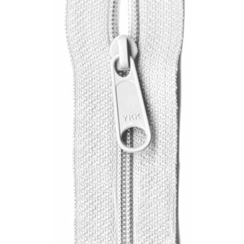 Ziplon Closed Bottom Zipper14″ – White – 04-14501