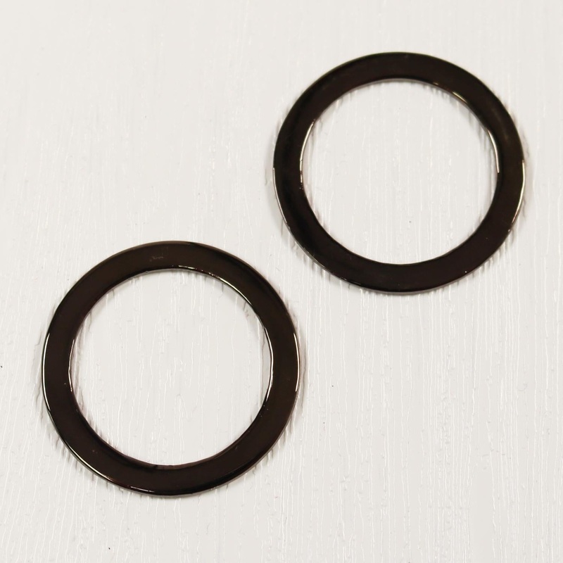 1″ Flat Rings 2 pk-GunMetal