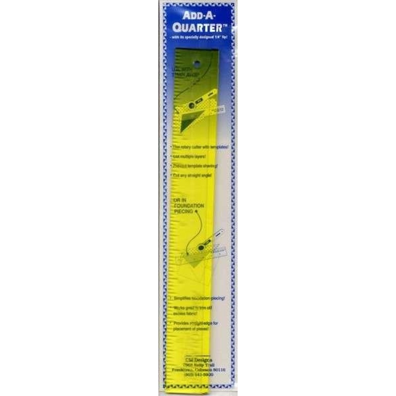 Add A-Quarter Ruler 1 1/2in x 12in – CM12