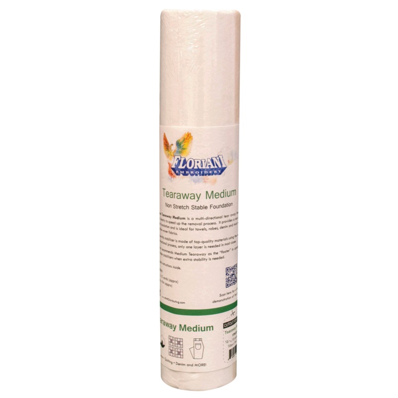 Floriani Medium Weight Tearaway 12″x10yds FTM1210