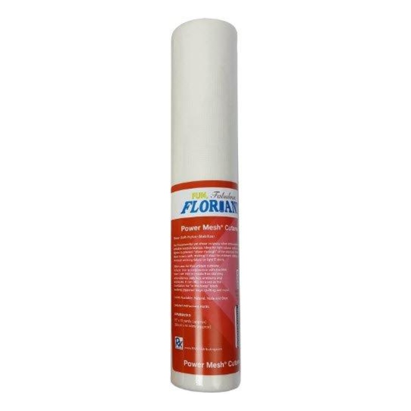 Floriani Power Mesh Cutaway Stabilizer15″x10yds-Natural FPMNA1510