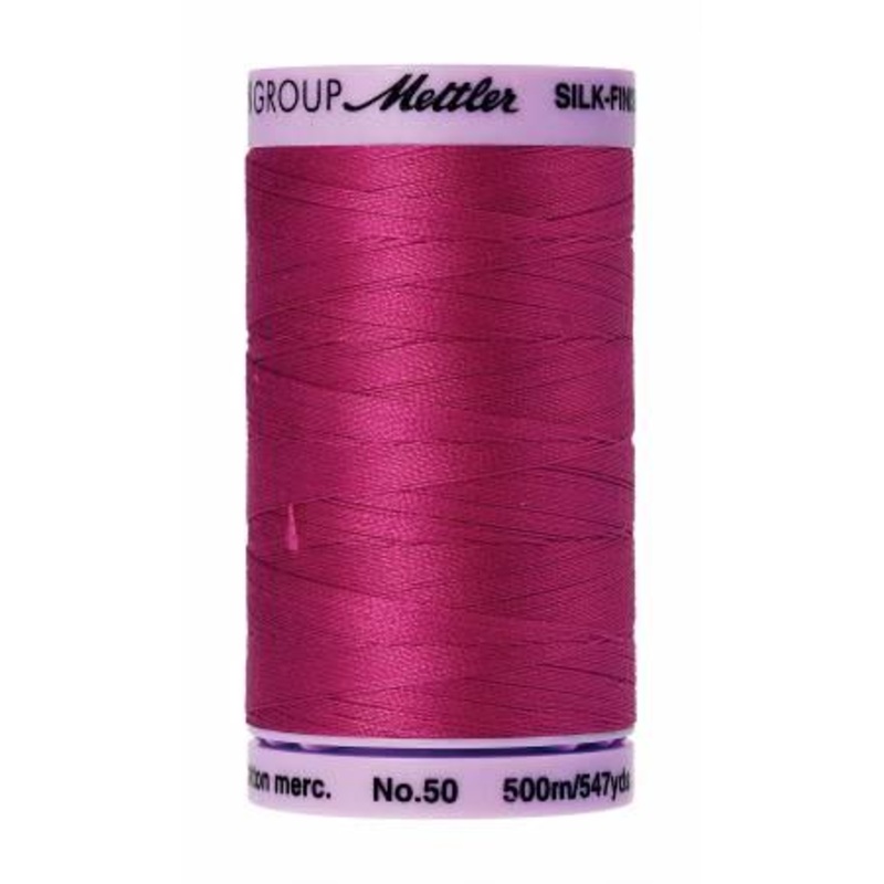 Silk-Finish Peony50wt 500M Solid Cotton Thread