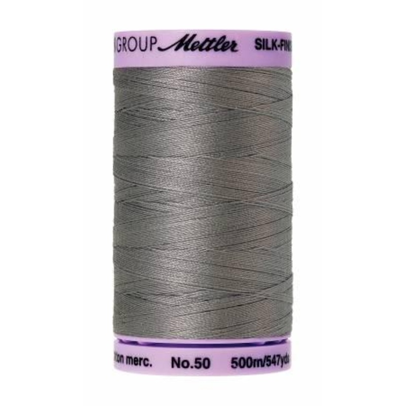 Silk-Finish Rain Cloud50wt 500M Solid Cotton Thread