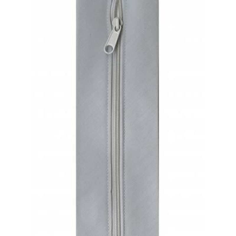 Zippity-Do-Done 18in Zipper With Pull Light Gray JT-1614