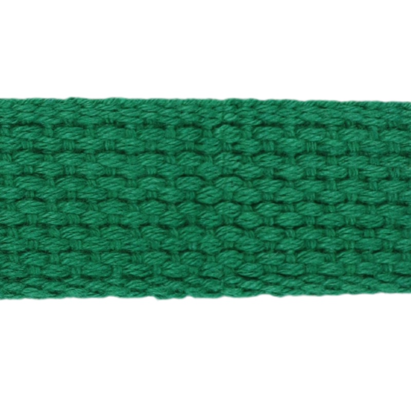 1″ Cotton Webbing-Kelly