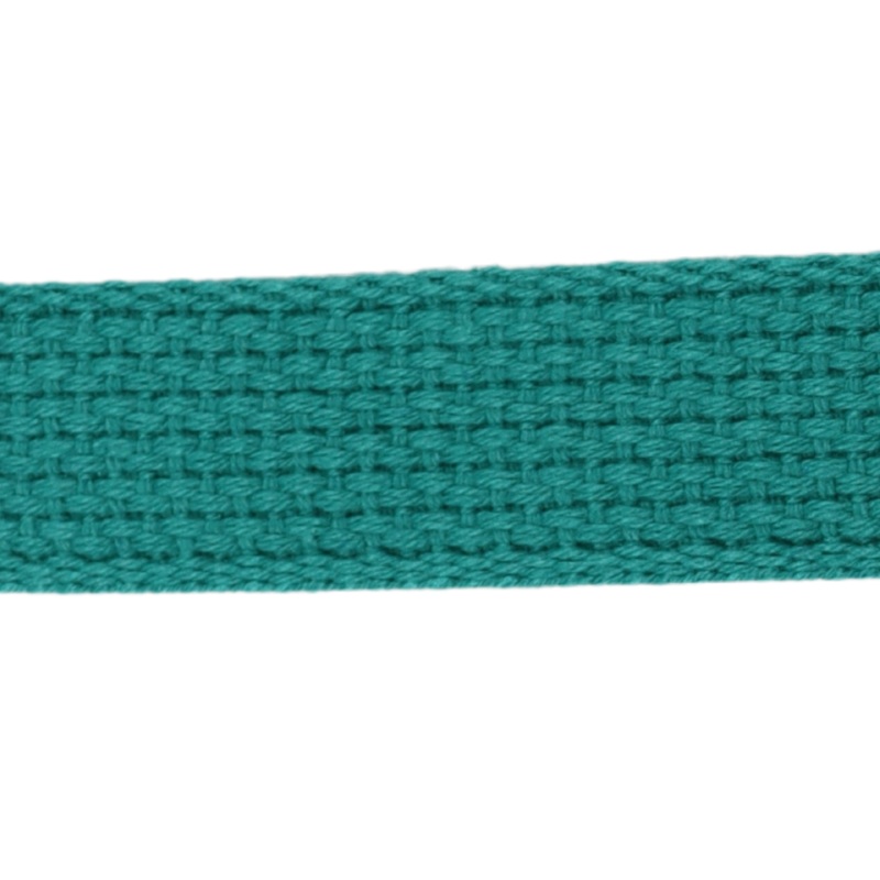 1″ Cotton Webbing Lt Teal WC/100-313