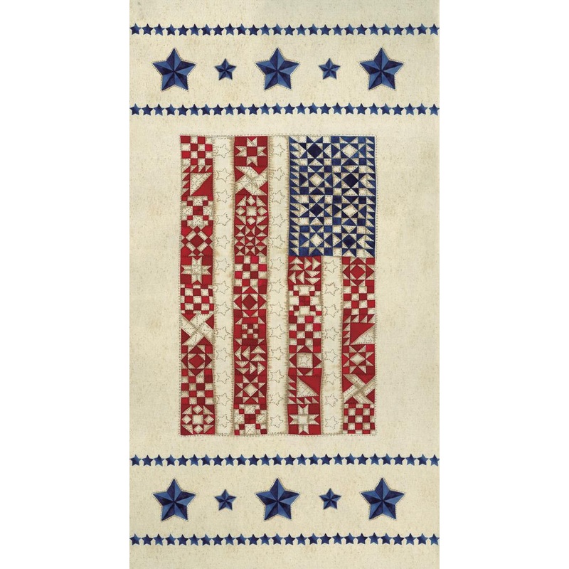 My Country-23″ Parchment Panel 7040-11