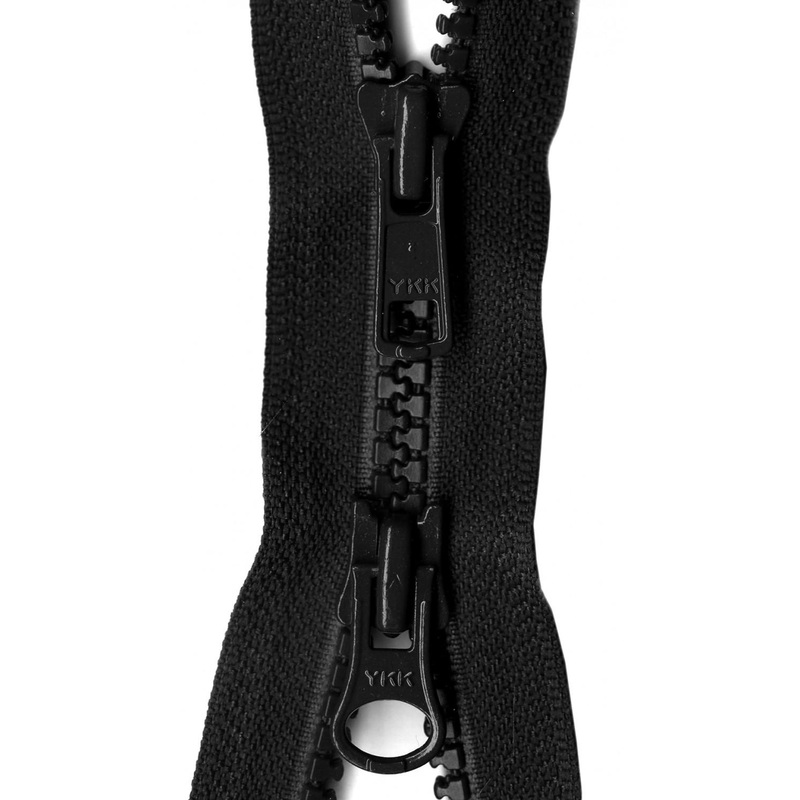 Vislon 2-Way Separating Zipper 30″ – Black