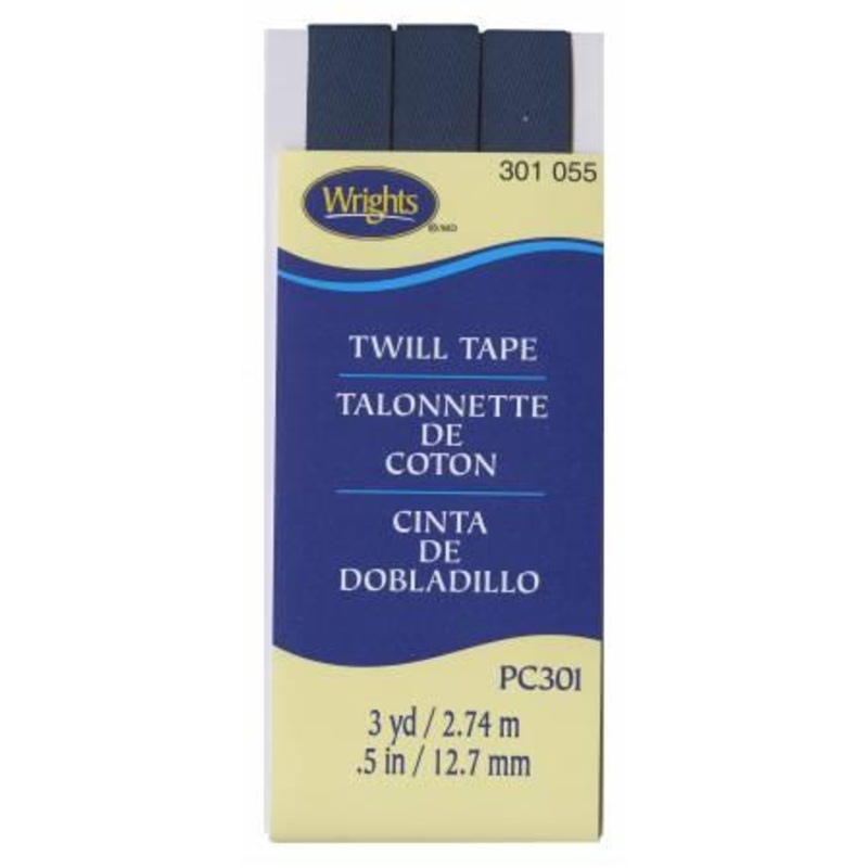1/2IN Twill Tape 3yd Navy – 117301055
