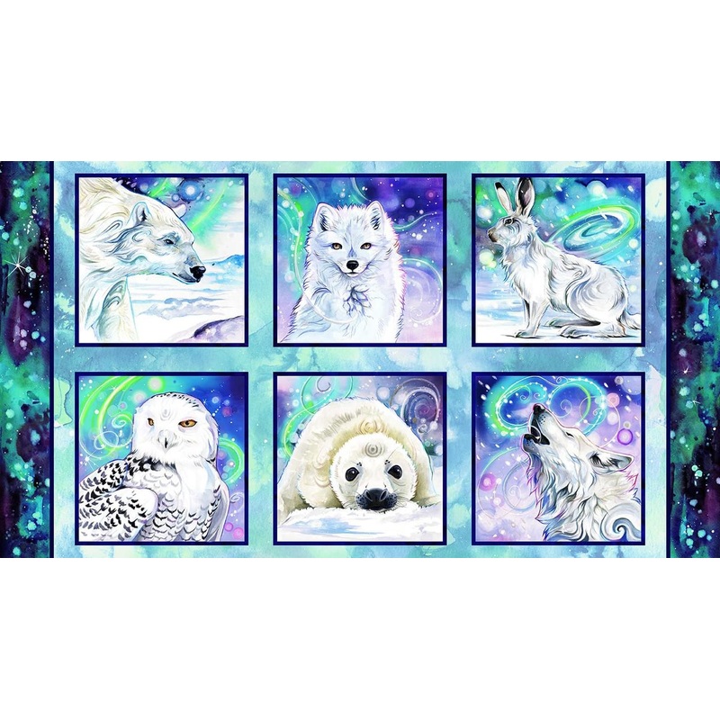 Tales Of The Tundra-23″ Amethyst Panel 8515-52